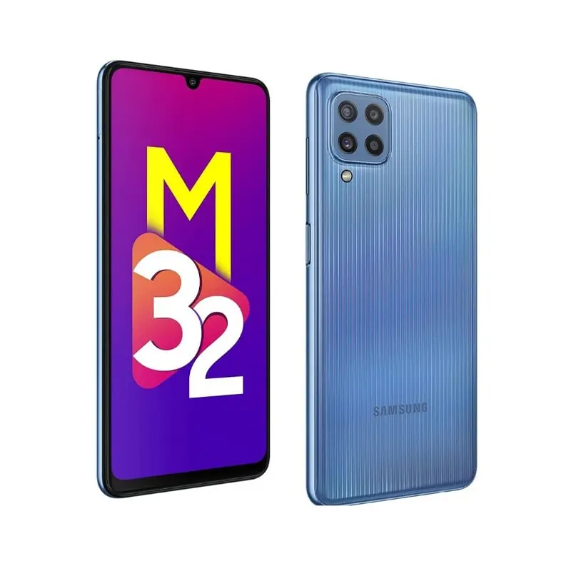 رنگ آبی گوشی موبایل سامسونگ مدل Galaxy M32 4G